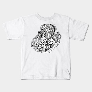 Aquarius - Astrology Design Kids T-Shirt
